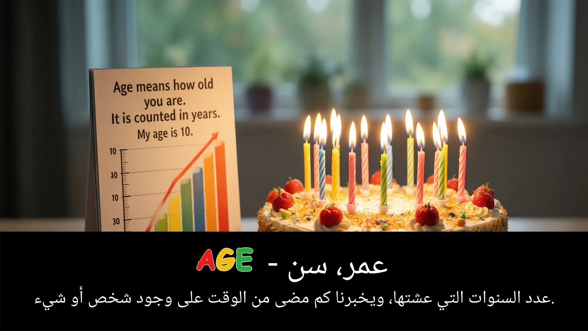 Arabic Illustration for age